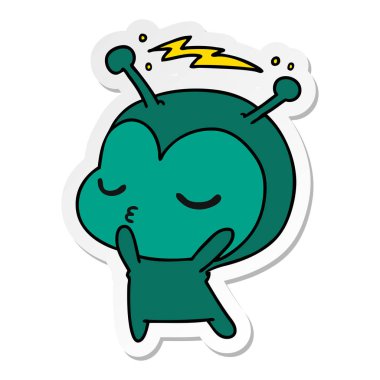 etiket karikatür şirin kawaii yabancı