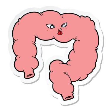 etiket bir karikatür kolonun