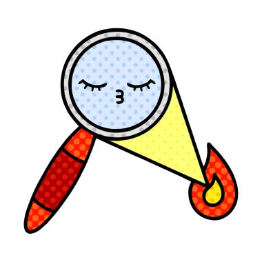 çizgi roman tarzı çizgi film Büyüteç