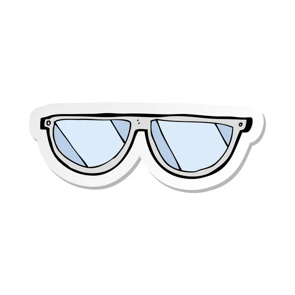 Böllér Ból Egy Rajzfilm Szemüveg — Stock Vector