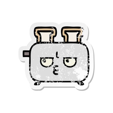 sevimli çizgi dolusu sıkıntılı etiket