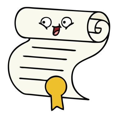 bir sözleşmenin sevimli çizgi