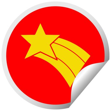 dairesel peeling etiket çizgi film çekim rainbow yıldız