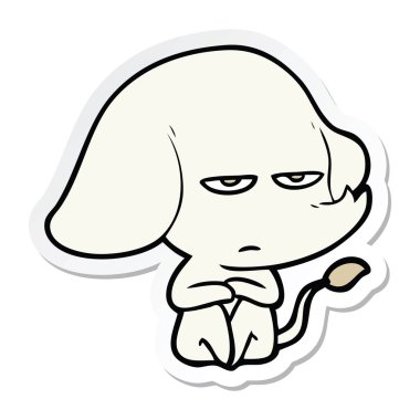 etiket rahatsız çizgi fil