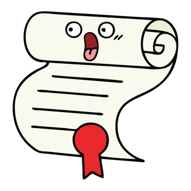 bir sözleşmenin sevimli çizgi