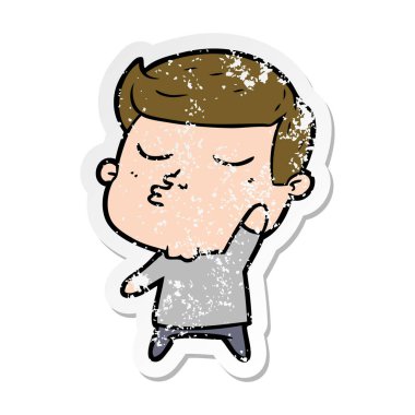 surat asmayı karikatür modeli tekiyle sıkıntılı etiket