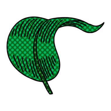 çizgi roman tarzı ilginç çizgi film yaprak üfleme