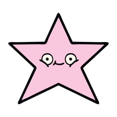 sevimli çizgi yıldız balık