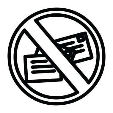 hiçbir posta simgesini