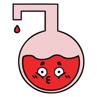 sevimli çizgi bilimsel deney 