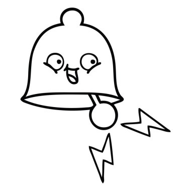 çizgi çizme çizgi film zil çan