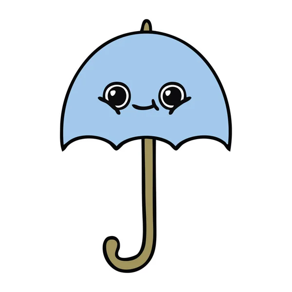 우산의 귀여운 — 스톡 벡터