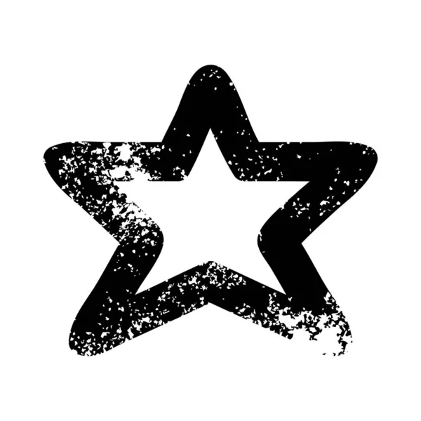 Stjärnan Formen Ikon Symbol — Stock vektor