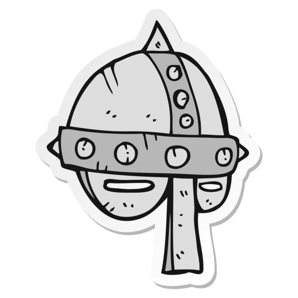 Создатель Карикатурного Средневекового Шлема — стоковый вектор