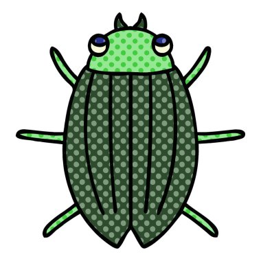 ilginç çizgi roman tarzı çizgi film böceği