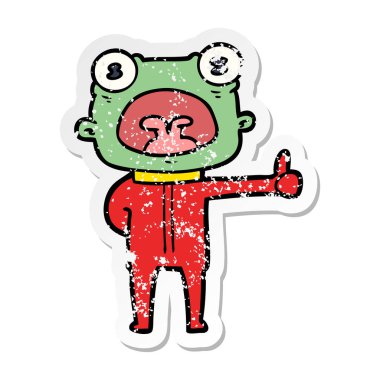 bir çizgi film garip yabancı iletişim sıkıntılı etiket