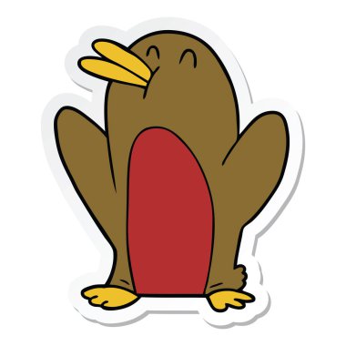 etiket bir çizgi film Robin