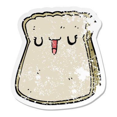 bir çizgi film dilim ekmek sıkıntılı etiket