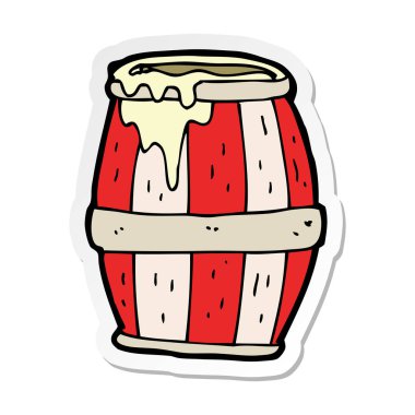 etiket karikatür varil