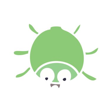 ilginç karikatür böceği el çekilmiş