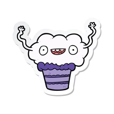 çizgi film çörek etiket