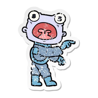 bir çizgi film garip yabancı iletişim sıkıntılı etiket