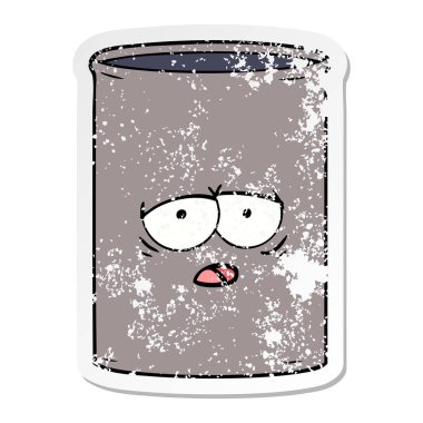 bir çizgi film petrol davul sıkıntılı etiket