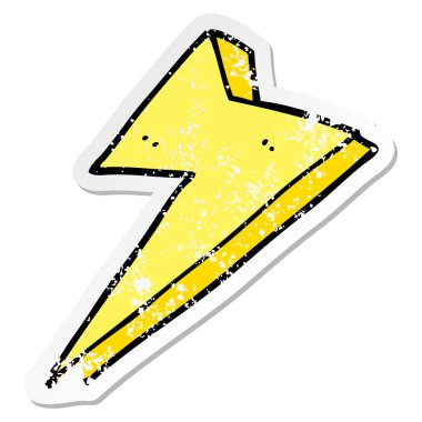 bir çizgi film yıldırım sıkıntılı etiket