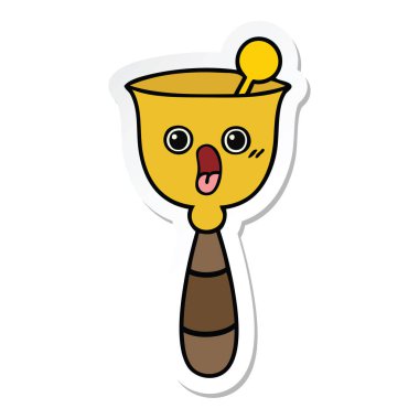 sevimli çizgi okul zili etiket