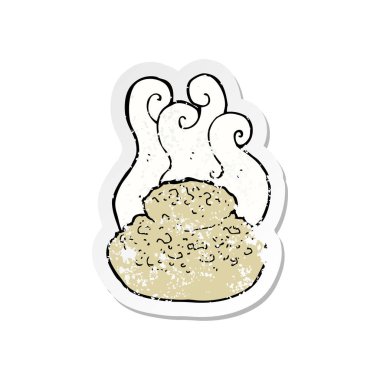 bir sıcak ekmek Retro sıkıntılı etiket