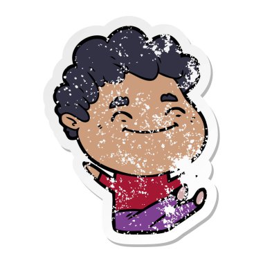 bir çizgi film dostu adamın sıkıntılı etiket