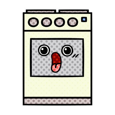 çizgi roman tarzı çizgi film mutfak fırın