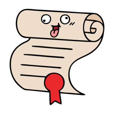 bir sözleşmenin sevimli çizgi