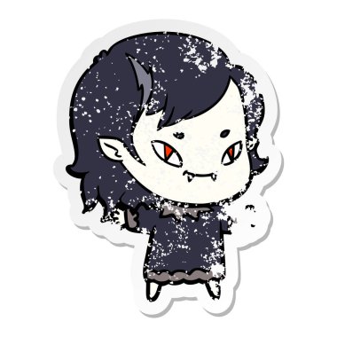 bir çizgi film dostu vampir kızın sıkıntılı etiket