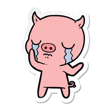 etiket domuz ağlıyor bir çizgi film