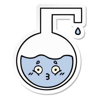 etiket bir sevimli çizgi bilim deneme 