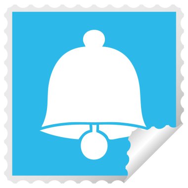 etiket karikatür bir pirinç Bell'in peeling Meydanı