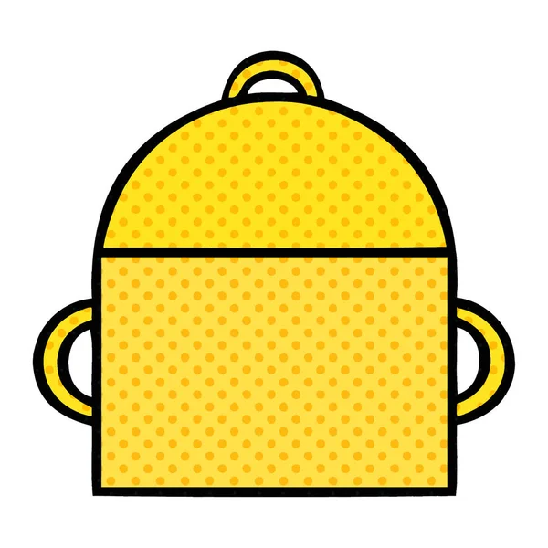 Bande Dessinée Style Bande Dessinée Sac Dos — Image vectorielle