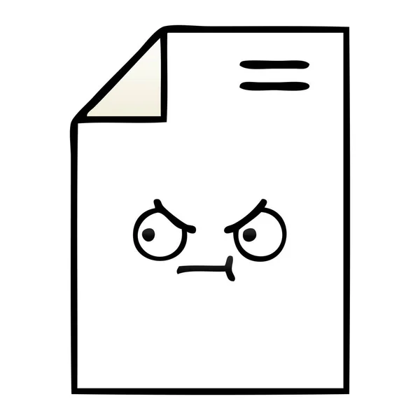 Přechodů Šedě Kreslený Listu Papíru — Stockový vektor