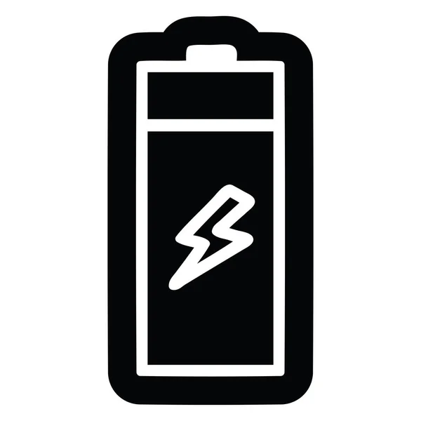 Symbole Icône Batterie Illustration Vectorielle — Image vectorielle