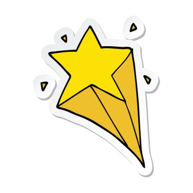 bir çizgi film yıldızın etiket