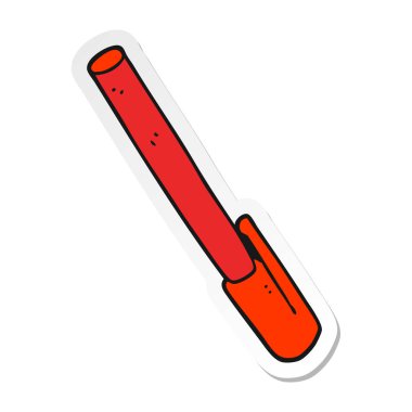 etiket bir karikatür kalem