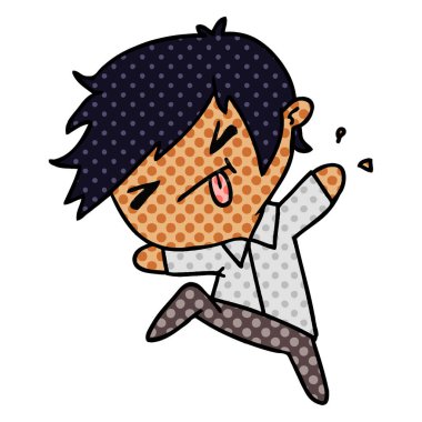 kawaii hoş çocuk çizgi film gösterimi