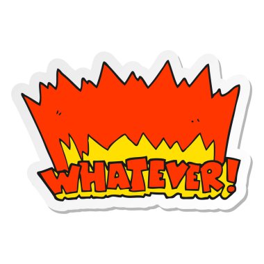 etiket ne olursa olsun shout bir karikatür