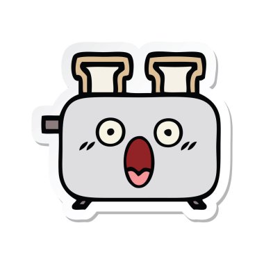 sevimli çizgi dolusu etiket