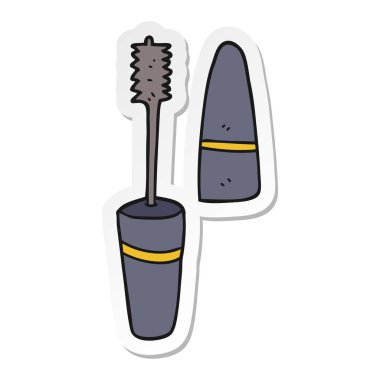 etiket bir karikatür maskara