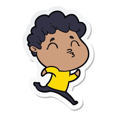 surat asmayı bir çizgi film adamın etiket