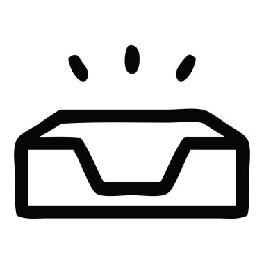 boş tepsi kutsal kişilerin resmi sembol