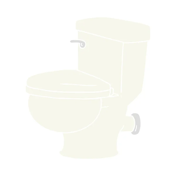 Cartoon doodle of a bathroom toilet — 图库矢量图片