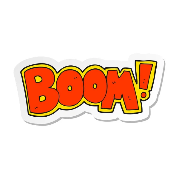 Naklejki cartoon boom symbol — Wektor stockowy